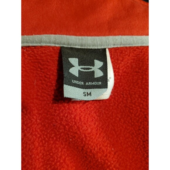 Under Armour Woman's Athletic Jacket-red w/black accents, size S - Picture 7 of 9